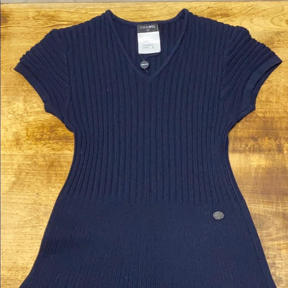 Chanel Textured Knit Dress